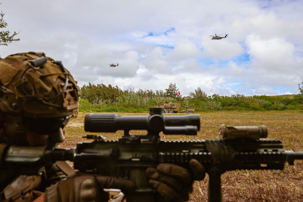 U.S. Marines Conduct Amphibious Raid with Partner Forces