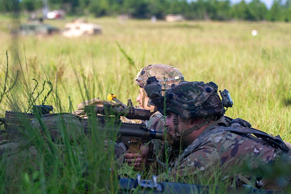 2-124th Infantry Regiment engages OPFOR in culminating XCTC event