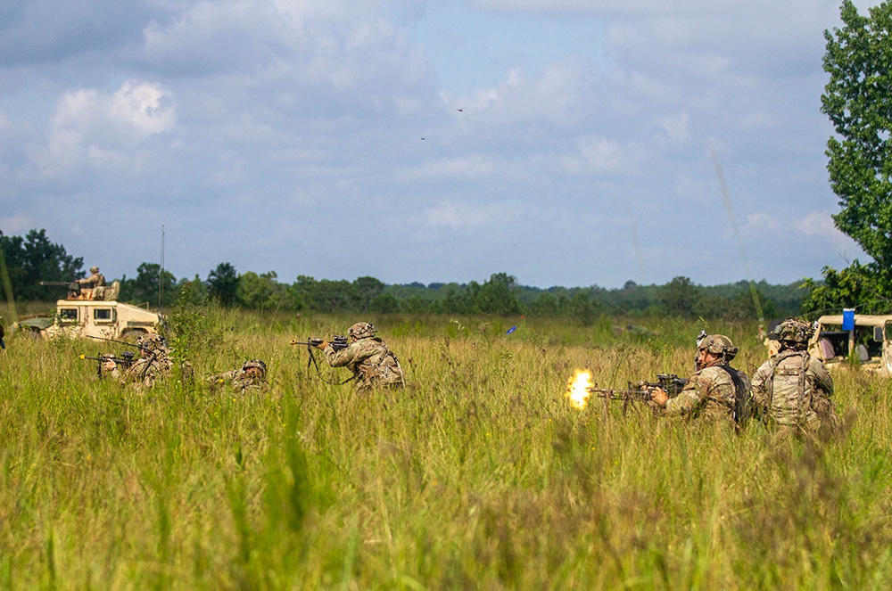 2-124th Infantry Regiment engages OPFOR in culminating XCTC event