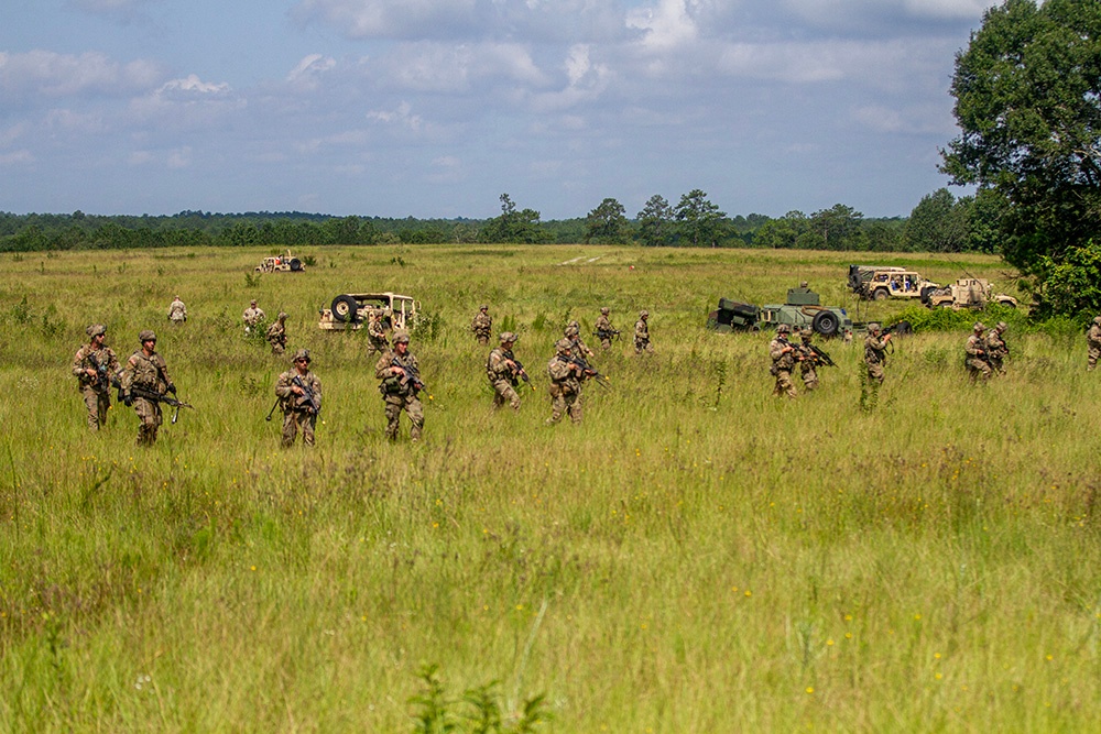 2-124th Infantry Regiment engages OPFOR in culminating XCTC event