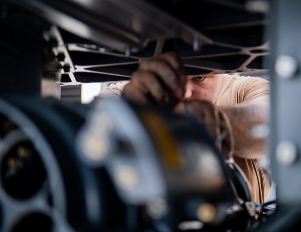 Nimitz Sailor Conducts CIWS Maintenance