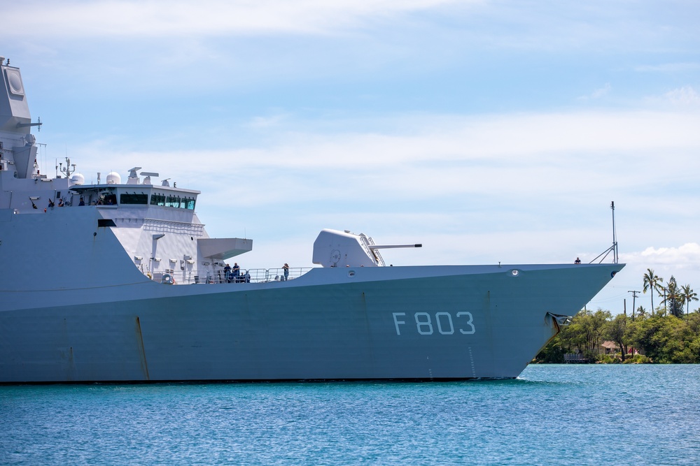HNLMS Tromp (F803) Returns to Port after RIMPAC 2024