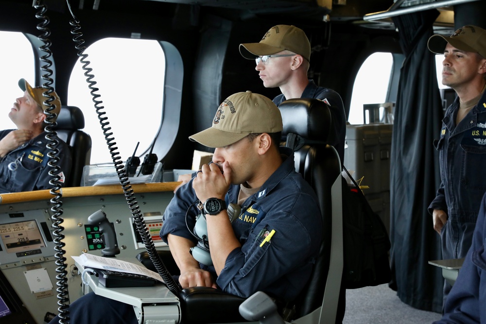 USS Gabrielle Giffords (LCS 10) gets underway for CARAT Thailand 2024