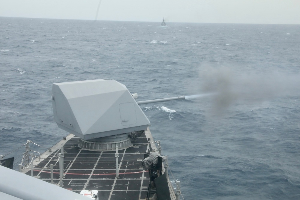 Sailors Aboard USS Gabrielle Giffords Perform Anti-Terrorism Drill