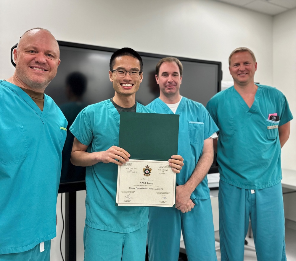 U.S. Army dentist trains with Royal Canadian Dental Corps