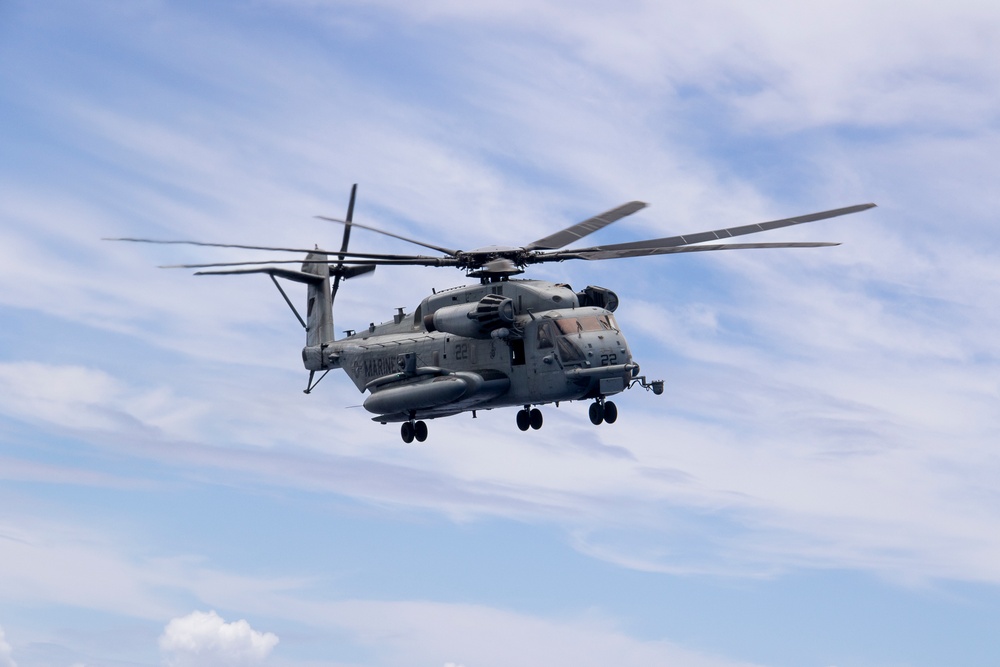 ACE from VMM-165 Fly CH-53 Super Stallion for RIMPAC 2024