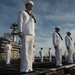 USS Carl Vinson (CVN 70) Sailors Man the Rails during RIMPAC 2024