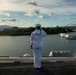 USS Carl Vinson (CVN 70) Sailors Man the Rails during RIMPAC 2024