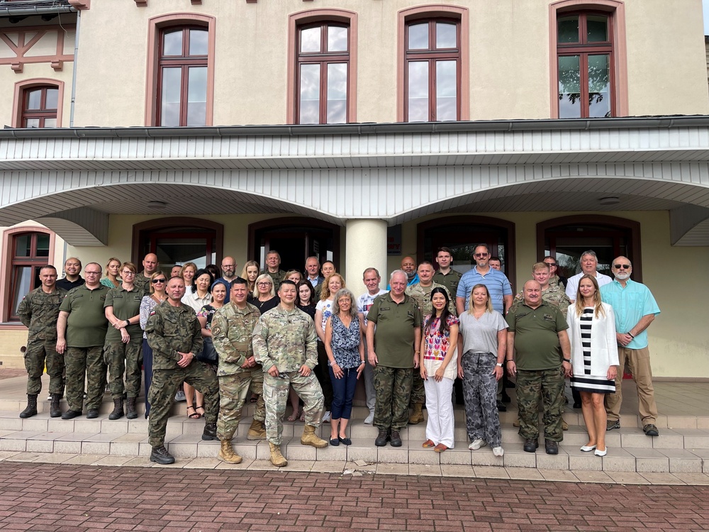 Group photo of participants from the Combined U.S. DoD and Poland Drinking Water Summit