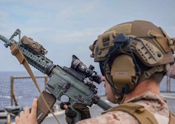 240729 – Reconnaissance Marines Conduct Dry Fire Drills Aboard USS Harpers Ferry