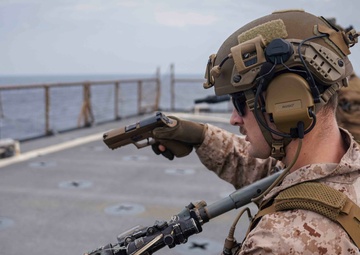 240729 – Reconnaissance Marines Conduct Dry Fire Drills Aboard USS Harpers Ferry