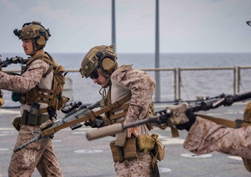 240729 – Reconnaissance Marines Conduct Dry Fire Drills Aboard USS Harpers Ferry