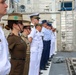 U.S. and Partner Nation Service Members Man the Rails at Legazpi Philippines for Pacific Partnership 24-2