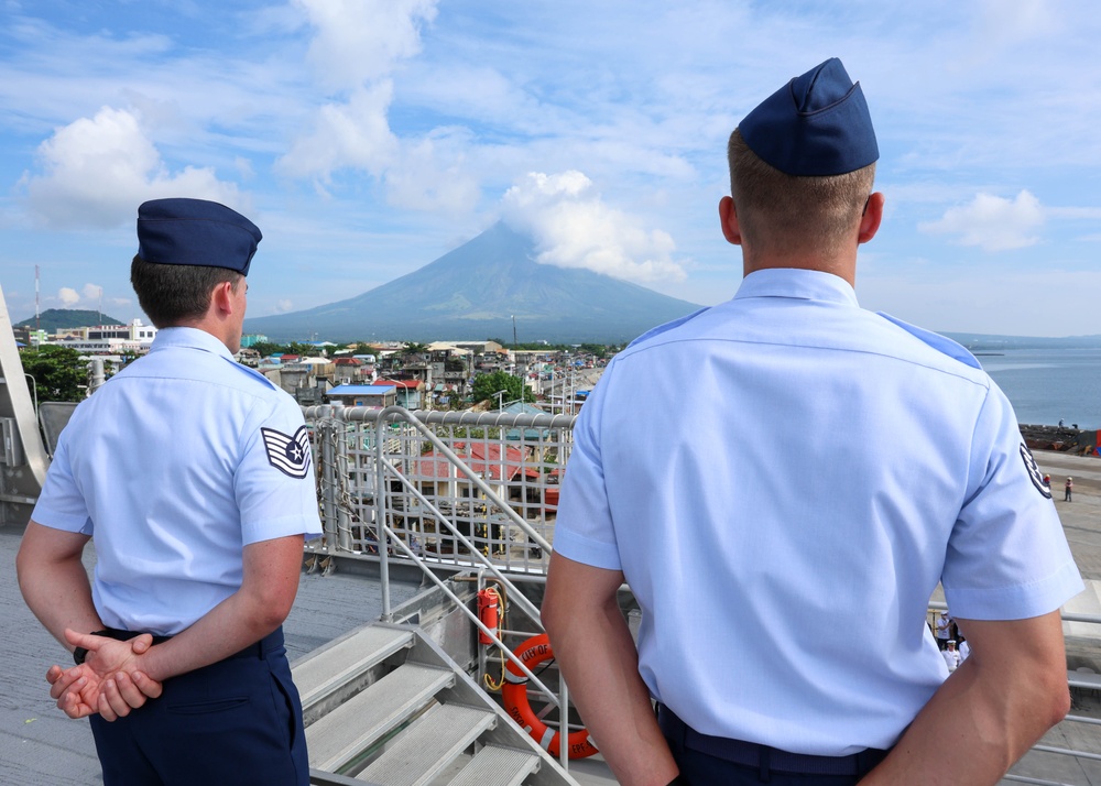 U.S. and Partner Nation Service Members Man the Rails at Legazpi Philippines for Pacific Partnership 24-2