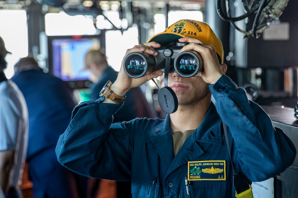 USS Ralph Johnson Departs Commander, Fleet Activities Sasebo