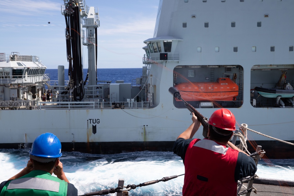 Stockdale, Kidd conduct underway replenishment with Canada