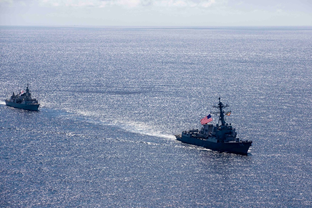 USS Ralph Johnson and HMCS Montreal conduct Bilateral Operations in the East China Sea