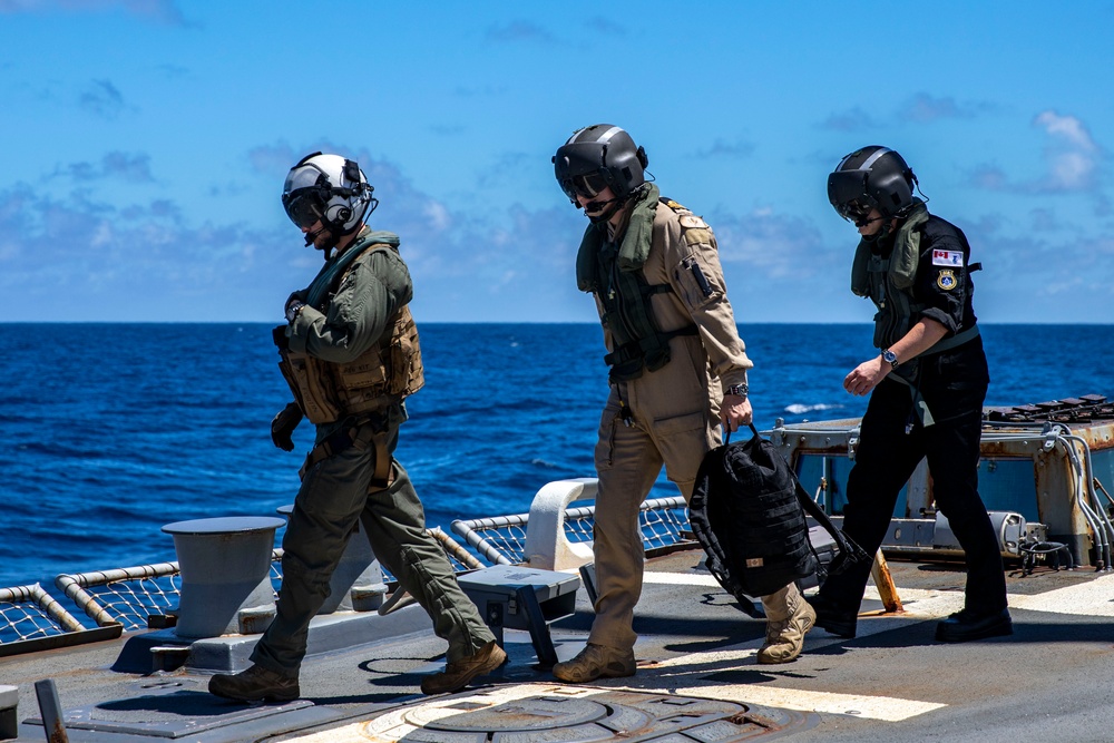 USS Ralph Johnson and HMCS Montreal conduct Bilateral Operations in the East China Sea