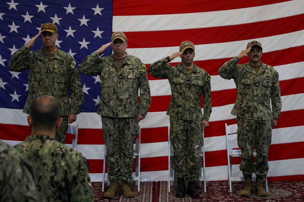 Task Force 59 Holds Change of Command Ceremony