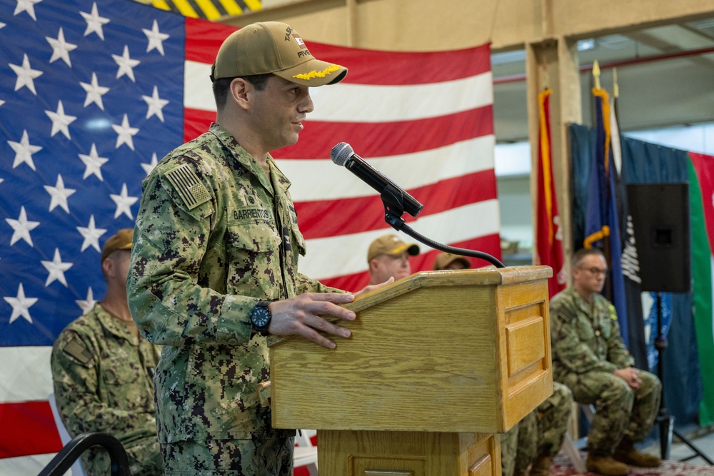 Task Force 59 holds Change of Command ceremony