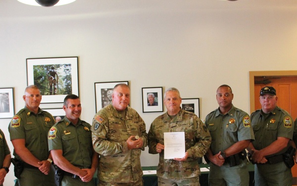 South Carolina Adjutant General recognizes SC DNR officers