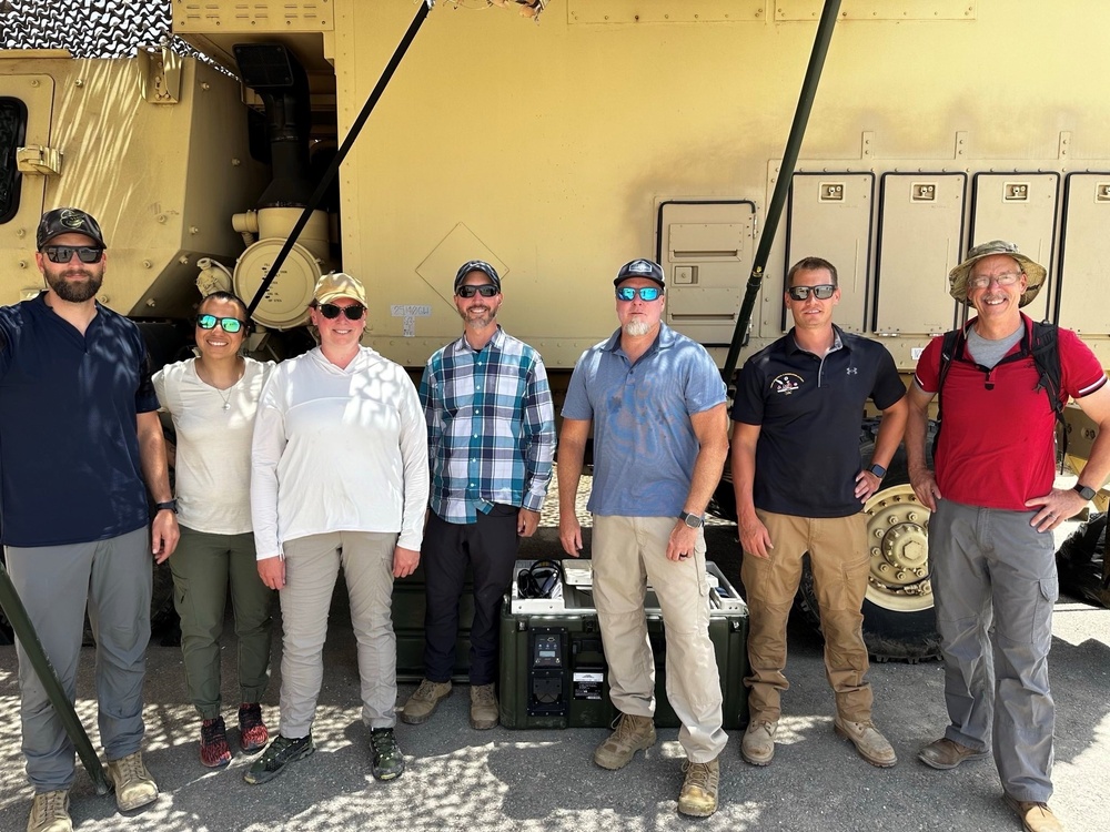 US Army civilian scientists train with Jordanian troops during Exercise Eager Lion in Jordan