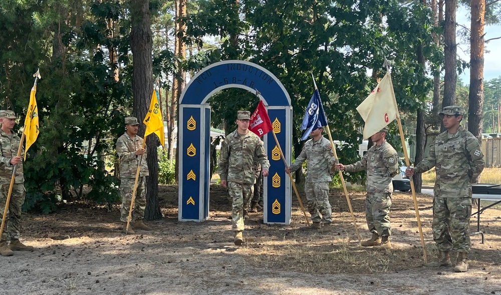 1-68 Armor conducts Noncommissioned Officer Induction Ceremony in Poland