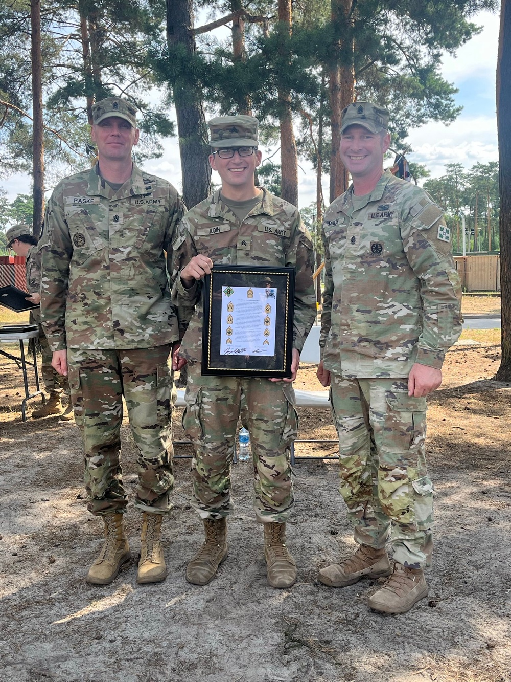 1-68 Armor conducts Noncommissioned Officer Induction Ceremony in Poland