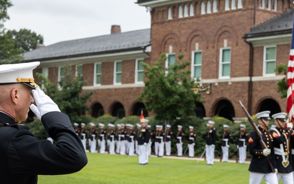 Gen. Smith attends the Marine Barracks Washington Change of Command