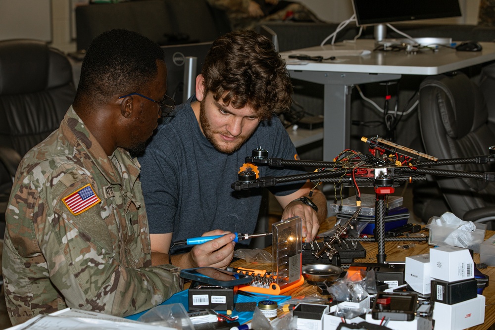 Dogface Soldiers participate in drone construction course