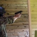 Sgt. Thomas Hunt fires a Heckler &amp;amp; Koch USP pistol