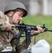 Staff Sgt. Conner Williams adjusts the buttstock of a LMT R20 RAHE rifle