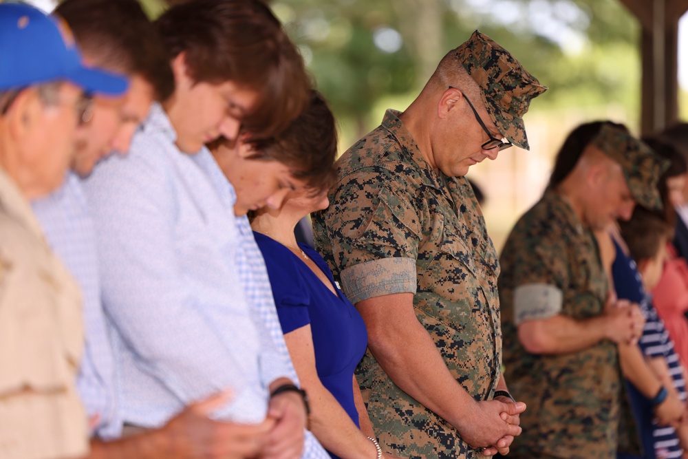 Weapons Training Battalion Change of Command ceremony