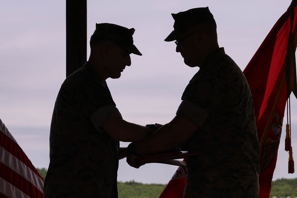 Weapons Training Battalion Change of Command ceremony