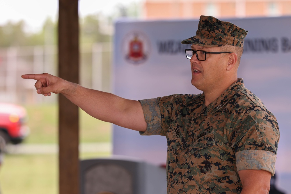 Weapons Training Battalion Change of Command ceremony