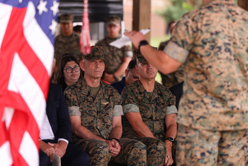 Weapons Training Battalion Change of Command ceremony