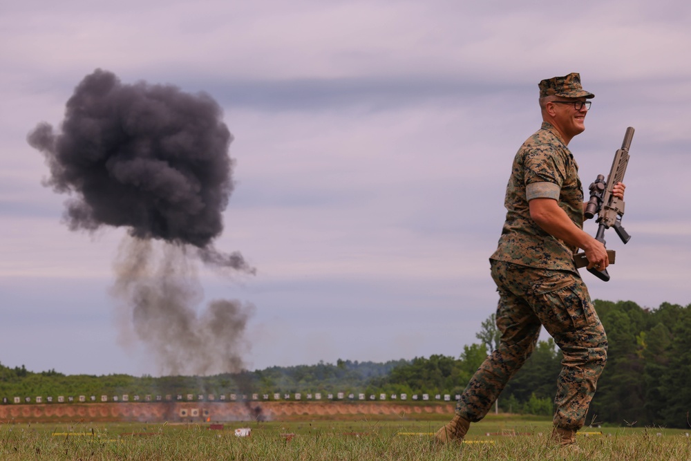 Weapons Training Battalion Change of Command ceremony