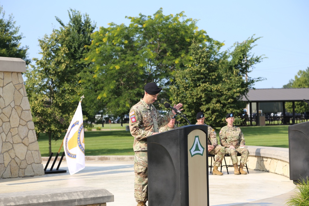 New commander takes charge of Fort McCoy Garrison following 2024 change-of-command ceremony