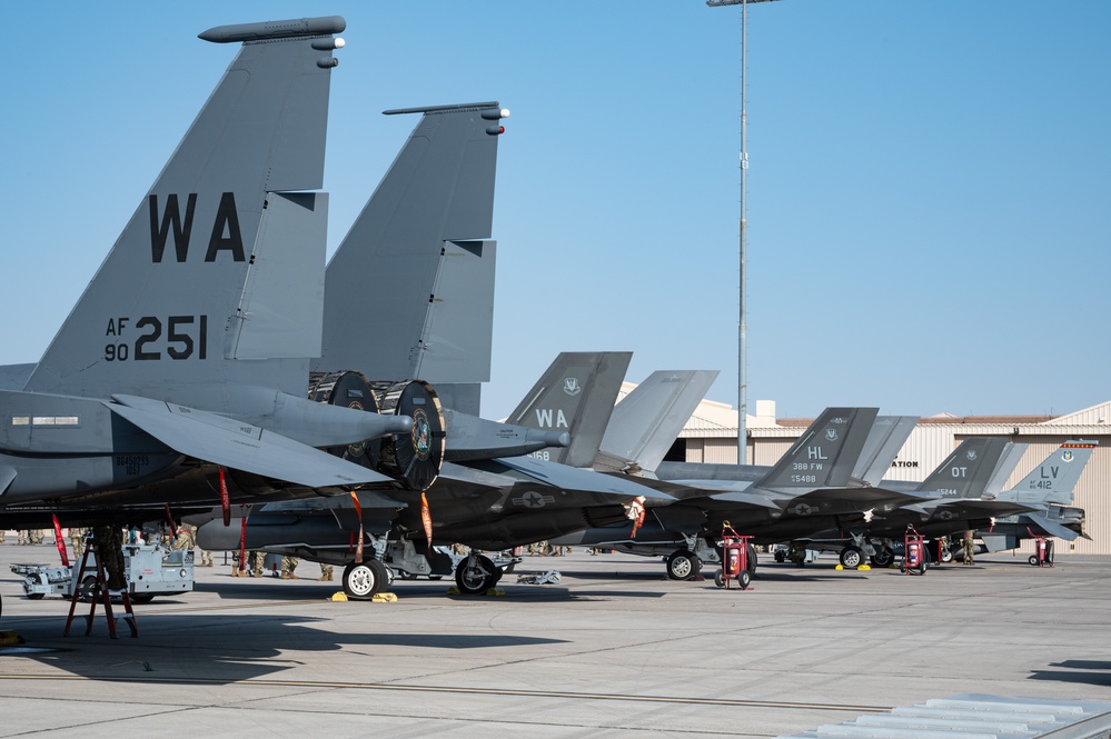 Sin City Showdown during Red Flag 24-3 at Nellis AFB