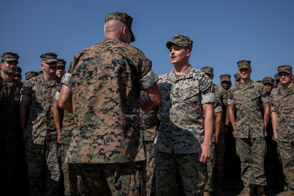 Commandant of the Marine Corps visits 1st LAR