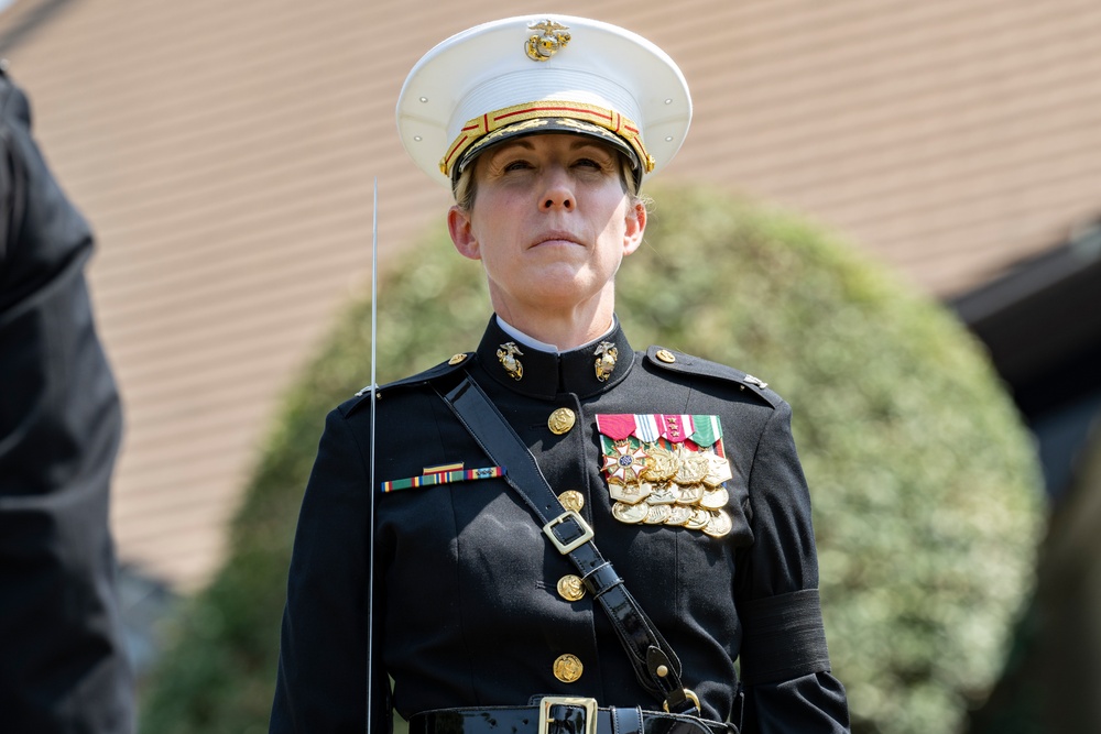 Military Funeral Honors with Funeral Escort are Conducted for Retired 29th Commandant of the Marine Corps Gen. Alfred Gray, Jr.