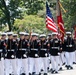 Military Funeral Honors with Funeral Escort are Conducted for Retired 29th Commandant of the Marine Corps Gen. Alfred Gray, Jr.