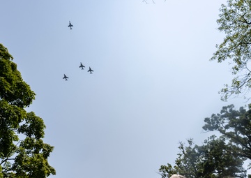 Military Funeral Honors with Funeral Escort are Conducted for Retired 29th Commandant of the Marine Corps Gen. Alfred Gray, Jr.