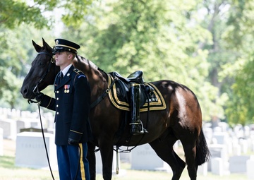 Military Funeral Honors with Funeral Escort are Conducted for Retired 29th Commandant of the Marine Corps Gen. Alfred Gray, Jr.