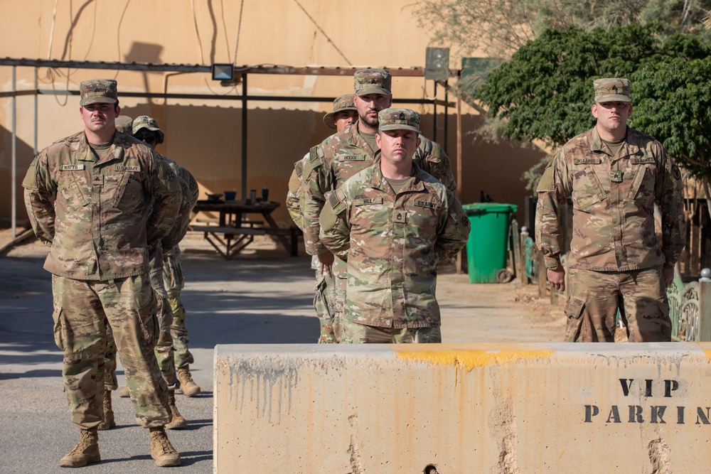 34 DSB and 811 OD Co Conduct Patching Ceremony [Photo 2 of 4]