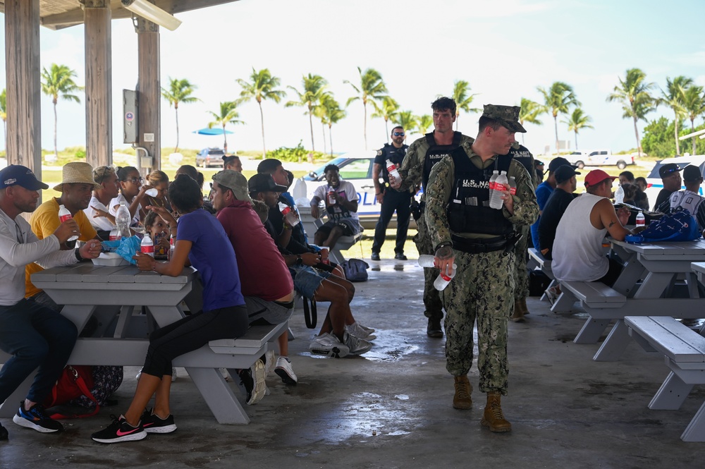 NAS Key West assist U.S. Customs and Boarder Protection with Cuban Migrants