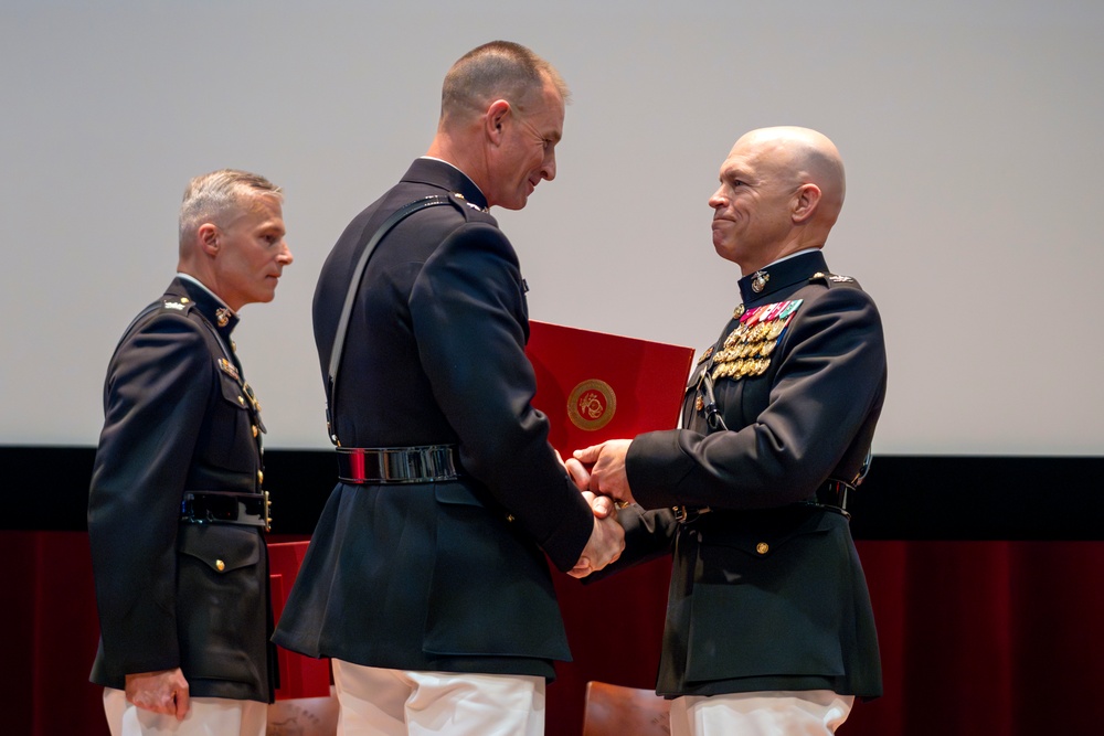 Marine Corps Warfighting Laboratory's Wargaming Division Director Retires from the U.S. Marine Corps