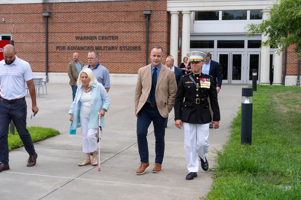 Marine Corps Warfighting Laboratory's Wargaming Division Director Retires from the U.S. Marine Corps