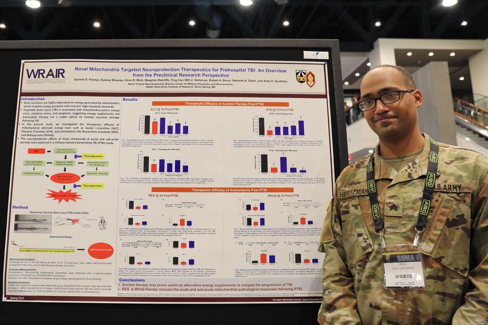 WRAIR team highlights mission and research during SOMA