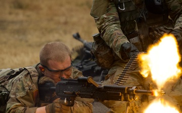 OCS Phase III candidates conduct platoon STX lanes at Leschi Town